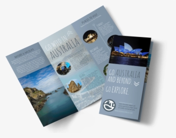 Travel Australia Tri-fold Brochure Template Preview - Australia Brochure, HD Png Download, Transparent PNG