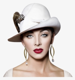 Femme Avec Un Chapeau, HD Png Download, Transparent PNG