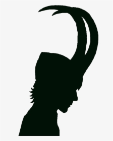 Loki Thor Clint Barton Silhouette - Loki Silhouette Png, Transparent Png, Transparent PNG