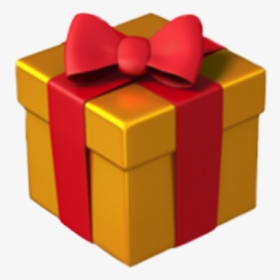 Present Emoji Png - Gift Emoji Transparent, Png Download, Transparent PNG