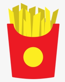 Chip Drawing Fried Food Clip Art Freeuse - French Fries, HD Png Download, Transparent PNG