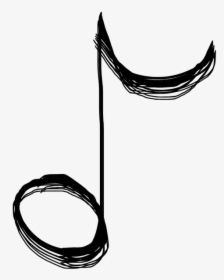 Musical Note, Note, Music, Score, Pentagram - Musical Notes Clipart Black And White, HD Png Download, Transparent PNG