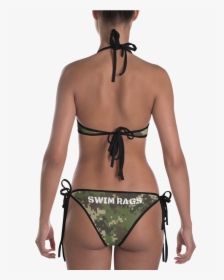 Transparent Swimsuit Model Png - Two Piece Bathing Suits Backs, Png Download, Transparent PNG