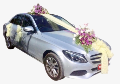 Flower Wedding Car Decoration Png, Transparent Png, Transparent PNG