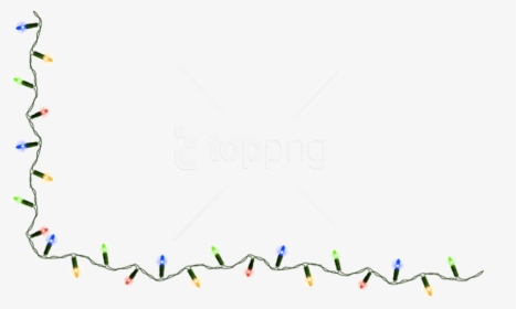 Christmas Lights Clipart Line - Christmas Lights Clear Background, HD Png Download, Transparent PNG