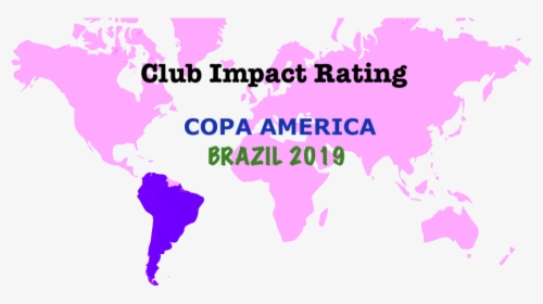 Copa America 2019 The Ka The Kick Algorithms - Emea Region On Map, HD Png Download, Transparent PNG