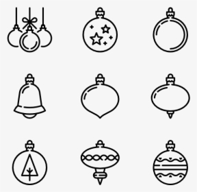 Christmas Balls Line Craft - Christmas Ball Illustration Png, Transparent Png, Transparent PNG
