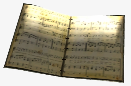 Nukapedia The Vault - Music Score Book Png, Transparent Png, Transparent PNG