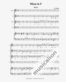 Bach, Johann Sebastian - Sheet Music, HD Png Download, Transparent PNG