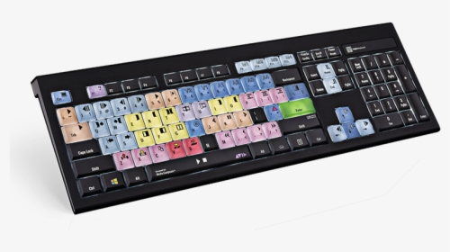 A Multi-colored Keyboard With Shortcut Keys - Pro Tools Keyboard, HD Png Download, Transparent PNG
