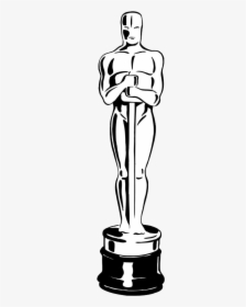 Transparent Academy Awards Clipart - Clip Art Oscar Statue, HD Png Download, Transparent PNG