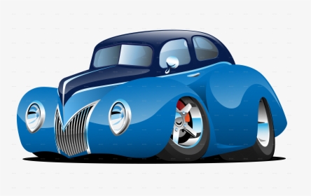 Hotrod 39 Hotrod - Royalty Free Car Cartoon, HD Png Download, Transparent PNG