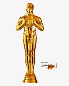 Renders Oscar Statuette Oscar Render- - Oscar Png, Transparent Png, Transparent PNG