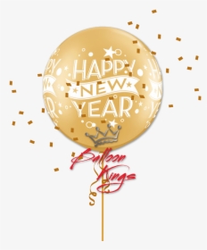 30in Latex Gold New Year Confetti - Calligraphy, HD Png Download, Transparent PNG
