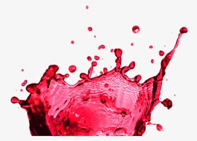 Red Juice Splash Png, Transparent Png, Transparent PNG