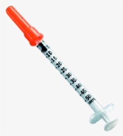 Syringe Injection Hypodermic Needle Insulin Becton - Transparent Background Syringe Needle Insulin Png, Png Download, Transparent PNG
