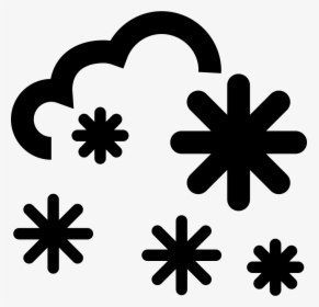 Large To Blizzard Snow To Snowstorm Heavy - Sleet Weather Symbol, HD Png Download, Transparent PNG