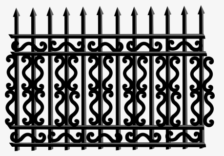 Fence, Barricade, Iron, Protection - Iron Fence Svg, HD Png Download, Transparent PNG