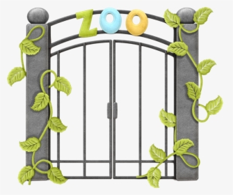 Gate Of Zoo Drawing, HD Png Download, Transparent PNG
