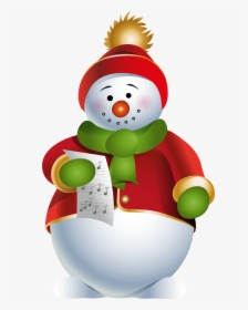 Transparent Christmas Snowman Clipart, HD Png Download, Transparent PNG