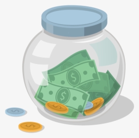 Money Jar Clip Art , Png Download - Tip Jar Transparent Background, Png Download, Transparent PNG