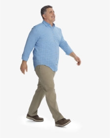 Man Walking - Guy Walking With A Backpack, HD Png Download, Transparent PNG