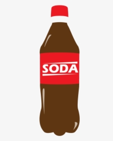 Soda Of Sugar Sugary Drinks Clipart Transparent Png - Soda Pop Bottle Clipart, Png Download, Transparent PNG