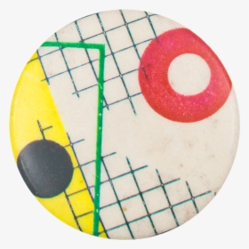 Abstract With Grid And Red Circles Art Button Museum - Circle, HD Png Download, Transparent PNG