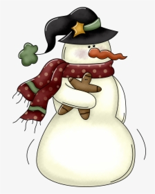 Collection Of Christmas - Country Snowman Clipart, HD Png Download, Transparent PNG
