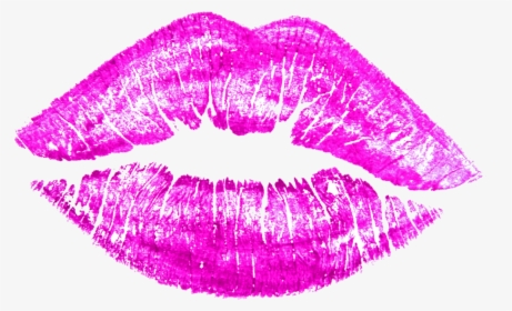 Lip Print Png - Red Lips Transparent Background, Png Download, Transparent PNG