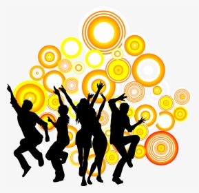 Dance Party Silhouette Royalty-free - Dance Party Background Png, Transparent Png, Transparent PNG