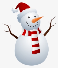 Snowman Clipart Santa, HD Png Download, Transparent PNG