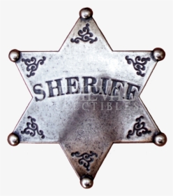 Sheriff-Abzeichen Cowboy Western Wandtattoo WS-46293