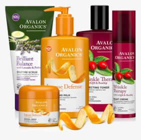 Avalon Organics Skin Care Products - Avalon Organics Intense Defense Hydrating Cleansing, HD Png Download, Transparent PNG
