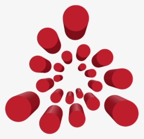 #sticker #red #circles #3d #custom3d Os Public Domain - Circle, HD Png Download, Transparent PNG