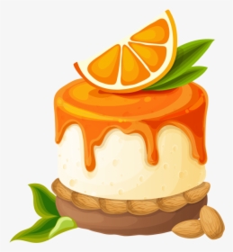 Cake Clipart Png Images Free Download Searchpng - Orange Cake Clipart, Transparent Png, Transparent PNG