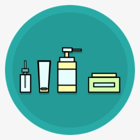Skincare, Cosmetics, Bath, Cream, Beauty, Bottles - Transparent Skin Care Clip Art, HD Png Download, Transparent PNG