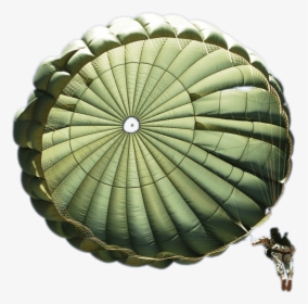 Light Green Parachute - Military Parachute Png, Transparent Png, Transparent PNG
