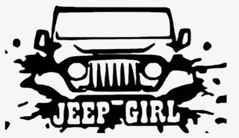 Jeep Decal Png - Jeep Girl Decal, Transparent Png, Transparent PNG