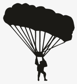 Parachute Parachuting Clip Art - Transparent Background Skydive Png, Png Download, Transparent PNG
