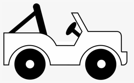 Jeep Clipart Black And White, HD Png Download, Transparent PNG