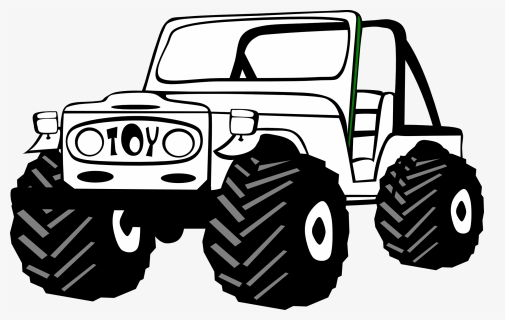 Jeep Black And White, HD Png Download, Transparent PNG