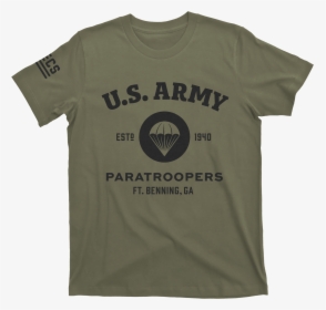 Us Army Airborne Paratrooper Ocp T-shirt   Class - Active Shirt, HD Png Download, Transparent PNG