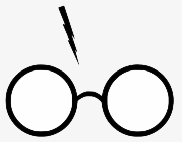 Harry Potter Glasses Clip Art Cinemas Transparent Png - Harry Potter Glasses And Lightning Bolt Png, Png Download, Transparent PNG