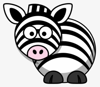 Zebra 1 Svg Clip Arts - Cartoon Zebra Clipart, HD Png Download, Transparent PNG