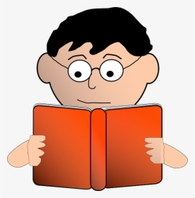 Man Reading With Glasses Svg Clip Arts - Reading Clip Art, HD Png Download, Transparent PNG