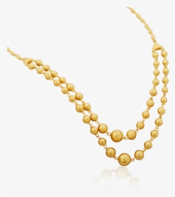Golden Beaded Beauty Necklace - Necklace, HD Png Download, Transparent PNG
