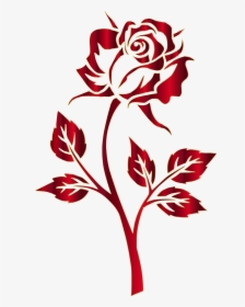 Flower Clipart Rose Red - Clip Art Rose, HD Png Download, Transparent PNG