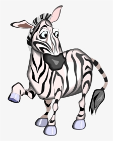 Free Zebra Clipart - Dancing Zebra Cartoon Gif, HD Png Download, Transparent PNG