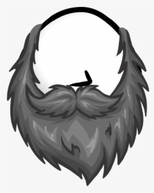 Drawing Beard Grey - Grey Beard Clipart, HD Png Download, Transparent PNG